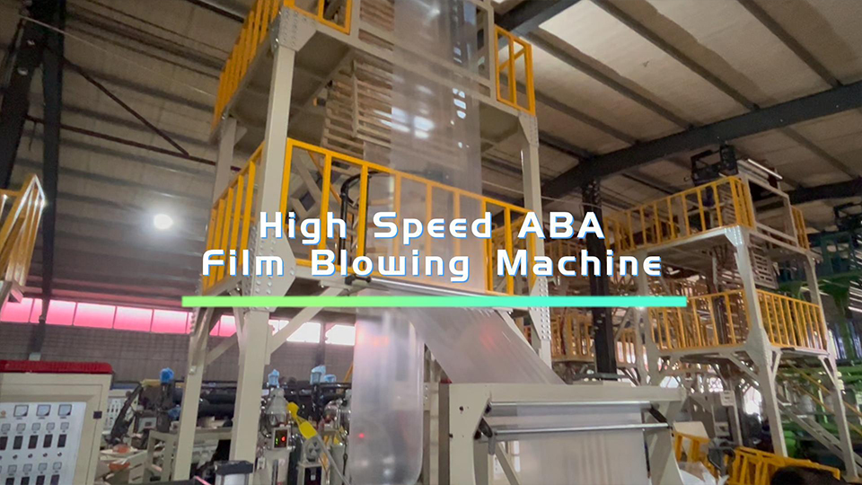  ABA blown film production line with single winder